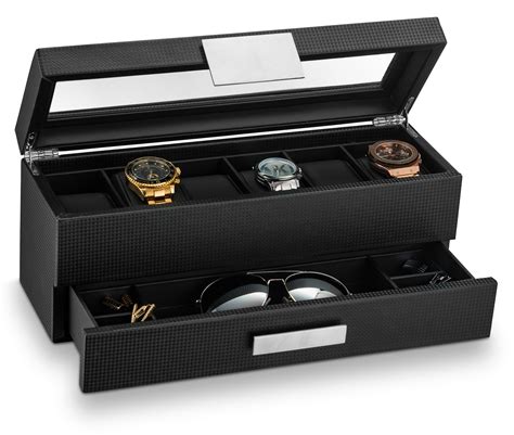 mens metal watch box|watches box organizer for men.